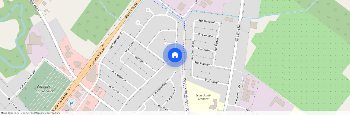 53 Rue Turcotte app 2, Warwick, Warwick, Centre-du-Québec, J0A 1M0