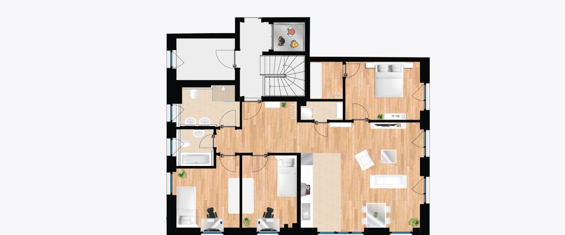 4-Raumwohnung in der Schulgarten Villa WE04 - Photo 1