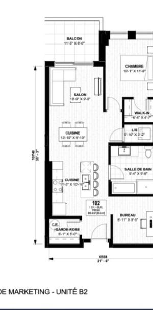 1 CH - 1 SDB - Gatineau - $2,300 /mo - Photo 2