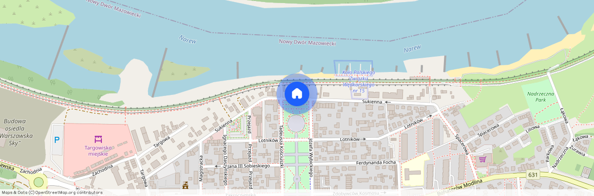 ul. Sukienna, Nowy Dwór Mazowiecki, nowodworski, mazowieckie