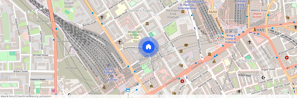 Cartwright Gardens, Bloomsbury, WC1H 9EH, London