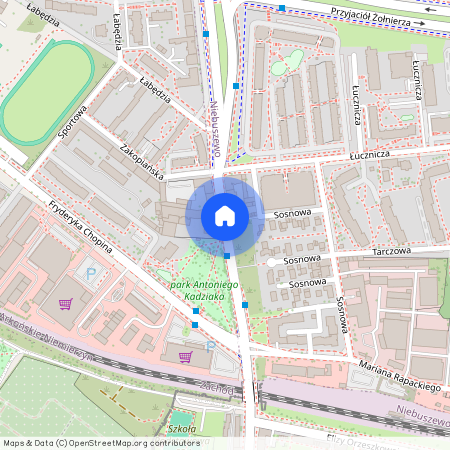 ul. Zygmunta Krasińskiego, Niebuszewo, Północ, Szczecin, zachodniopomorskie