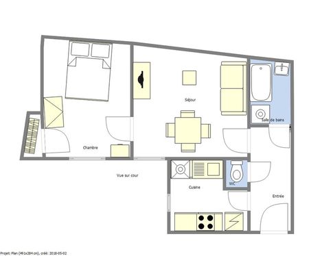 APPART. 1 CHAMBRE – 75015 - Photo 3