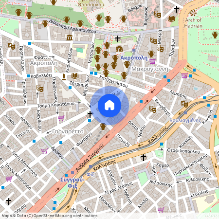 Falirou, 8 117 42 Athens, Φιξ (Κουκάκι - Μακρυγιάννη)
