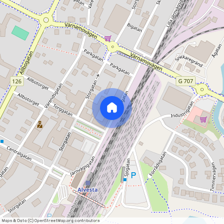 Alvesta Östra, Kronoberg, Järnvägsgatan 5