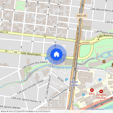 Calle Washington, Centro, Monterrey, Nuevo León, 64018, México