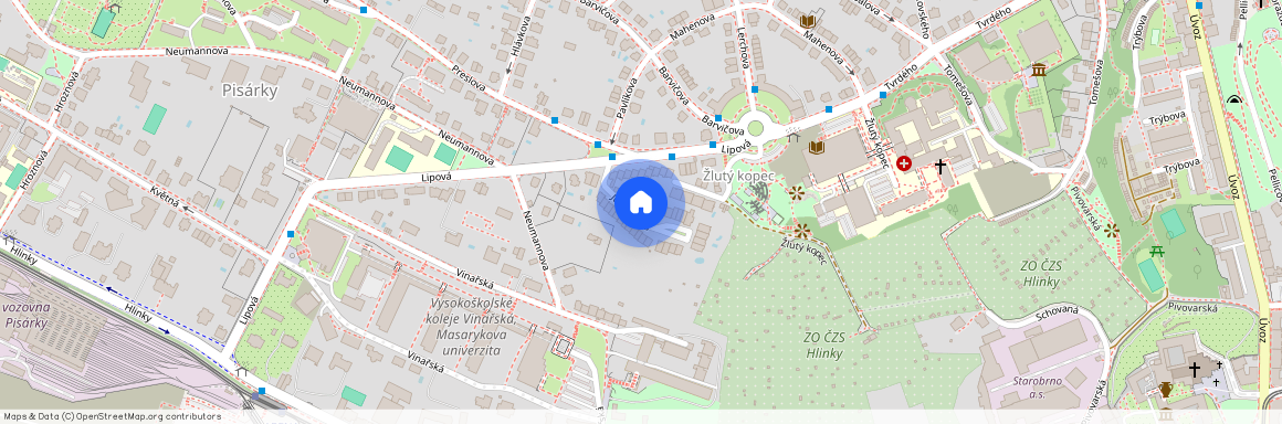 Jeřabinová, Brno - Staré Brno, Jihomoravský kraj