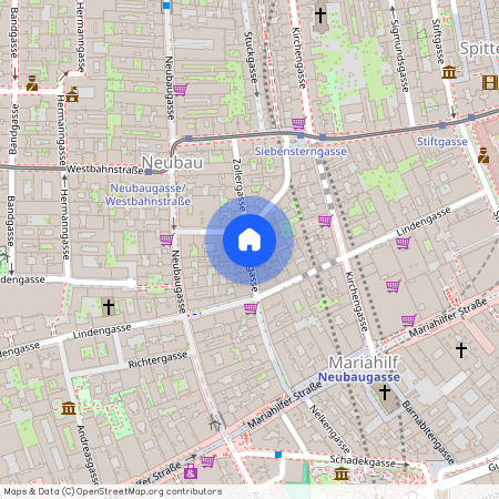 Lindengasse, 1070 Wien, (Zollergasse)