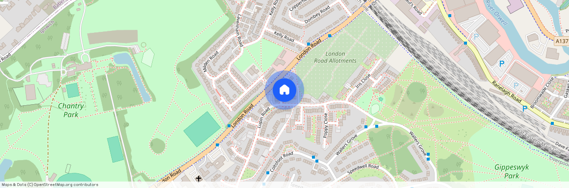 Columbine Gardens, Ipswich, IP2