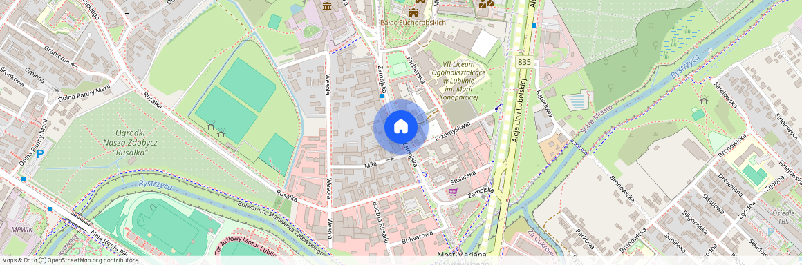 ul. Zamojska, Śródmieście, Lublin, lubelskie