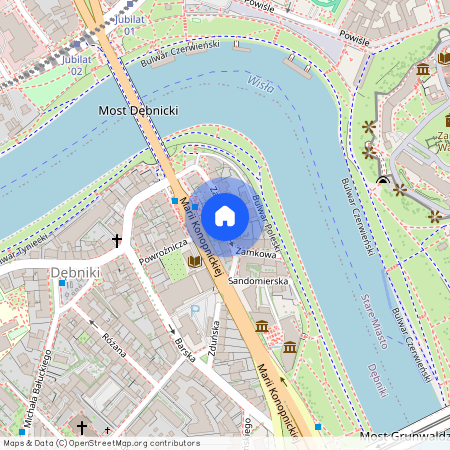 ul. Zamkowa, Dębniki, Dębniki, Kraków, małopolskie