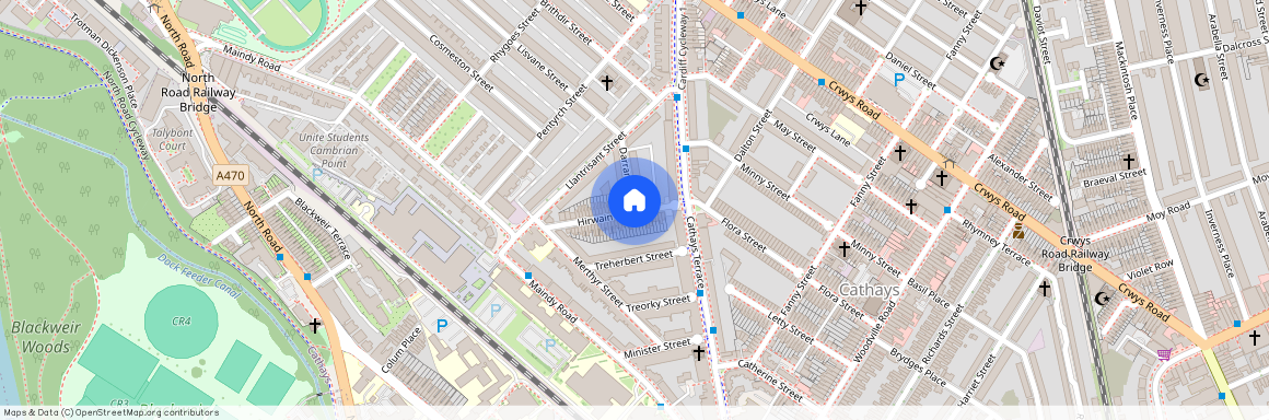 Hirwain Street, Cathays