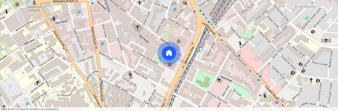 Court View, New Walk, Leicester, LE1