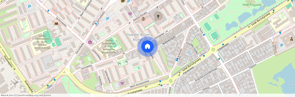 ul. Marii Konopnickiej, Osiedle Adama Asnyka, Kalisz, wielkopolskie