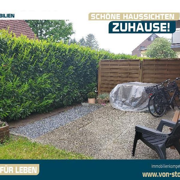 Zuhause - 3 Zimmer Erdgeschoss Maisonette Wohnung mit Stellplatz und Garten in Quickborn zu mieten - Photo 1