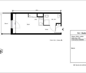 Location Appartement 1 pièce 18m² NIMES 30000 - Photo 4
