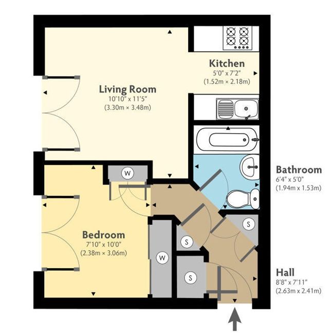 1 Bed Flat, Melville Court, SE8 - Photo 1