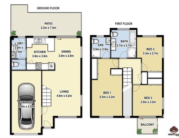 Create ListingStylish 3-Bedroom Townhouse with Modern Comforts in a Prime Location - Photo 1