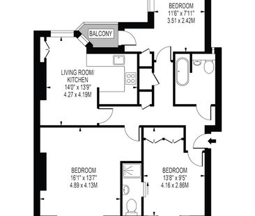 2 bedroom apartment - Photo 6