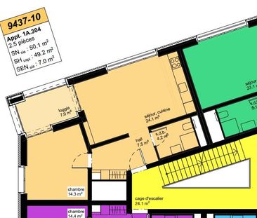 A1-304 - Magnifique appartement de 2,5 pièces avec vue sur le lac ! - Photo 5