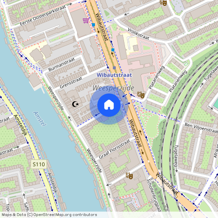 Weesperzijde, 1091 TB, Gijsbrecht van Aemstelstraat, Amsterdam