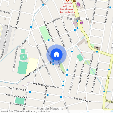 Rua Leopoldina Marcelino, Forquilhinha, São José, SC, 88106700