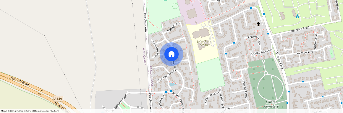 Diana Way, Caister