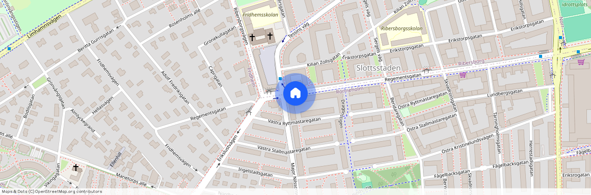 V Ryttmästaregatan 26 B, Slottsstaden