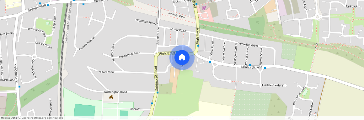 Hall Street, Goldthorpe, Rotherham, South Yorkshire, UK, S63