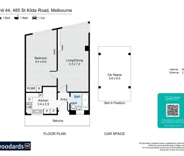 “Modern One-Bedroom Apartment in Prime St Kilda Road Location” - Photo 1