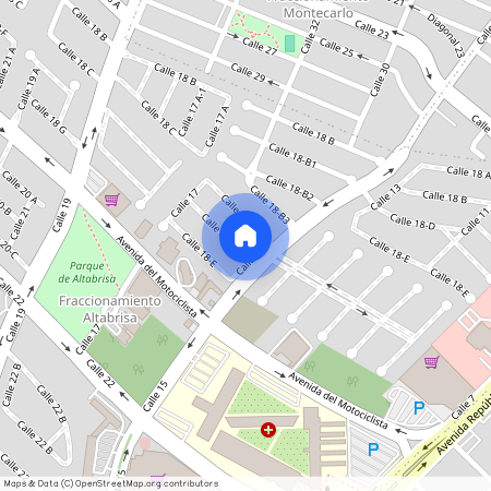 Calle 18-D, Fraccionamiento Altabrisa, Mérida, Yucatán, 97133, México