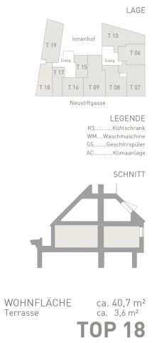 Charmante Dachgeschoßwohnung mit Terrasse im Herzen Wiens - Photo 2