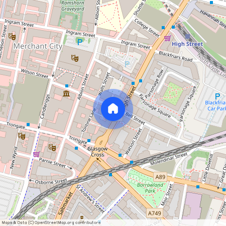 110 Bell Street, The Merchant Building, Merchant City, Glasgow