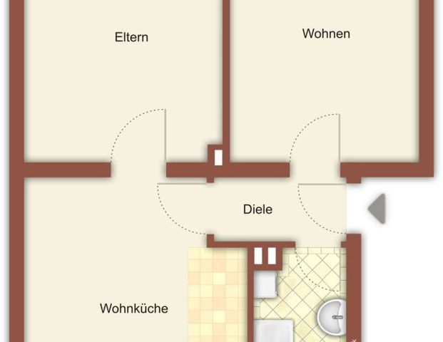 2-Zimmer-Wohnung in Mönchengladbach Mülfort - Foto 1