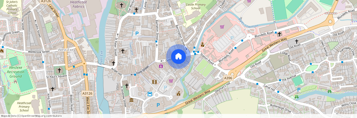 Nugget Buildings, 29 Gold Street, Tiverton, Devon, EX16