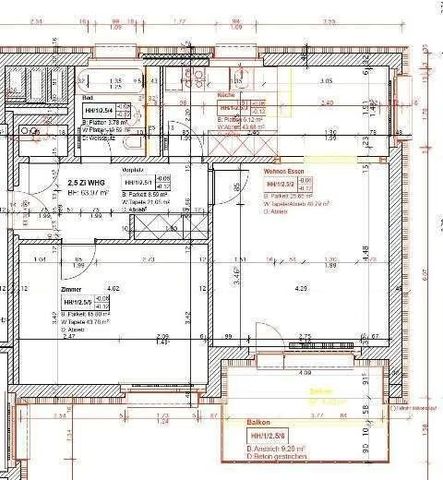 2.5 Zimmer, 61 m², 2. Stock - Foto 5