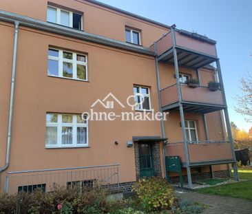 3-Raum-Wohnung mit Einbauküche, Balkon & Gartenanteil, idyllisch un... - Foto 1