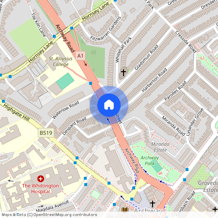 Marlborough Road, Archway