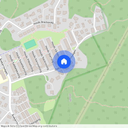 Östra Kopparkärrsvägen, Hovås