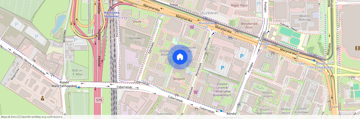 ul. Wynalazek, Służewiec, Mokotów, Warszawa, mazowieckie