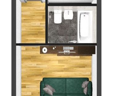 Kleine Wohnung in Berufsschulnähe - Photo 1