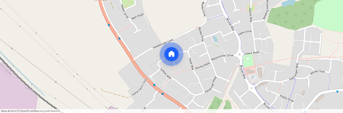 Suffolk Way, Church Gresley DE11