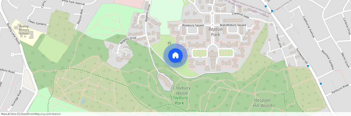 Rosebury Square, Repton Park, Woodford Green, Essex