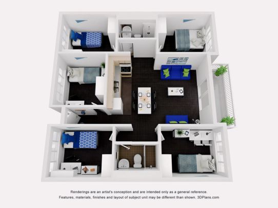 5 Bedroom Apartment north-Double Bed (DBL Occupancy) - Photo 1