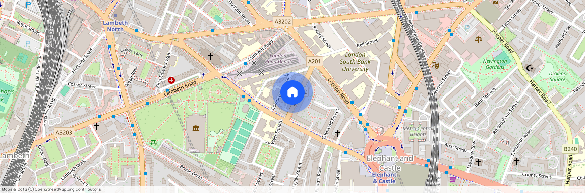 Garden Row, Elephant and Castle, London