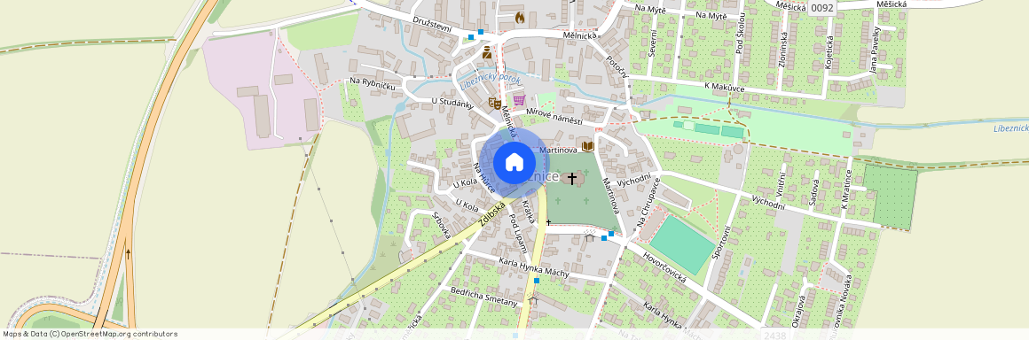 Mělnická, Líbeznice, okres Praha-východ