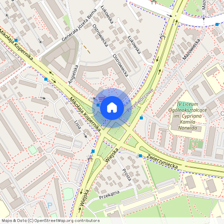 ul. Mikołaja Kopernika 2, Przydworcowe, Białystok, podlaskie