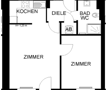 2-Zimmer Wohnung in Haspe-Zentrum - Photo 1