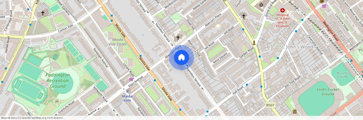 St. John's Wood, Hamilton Terrace, NW8 9QY, London