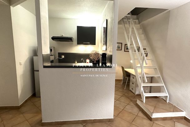 SAINT PAUL DE VENCE - LOCATION DUPLEX 50 M2 MEUBLE - 990 EUR - Photo 1